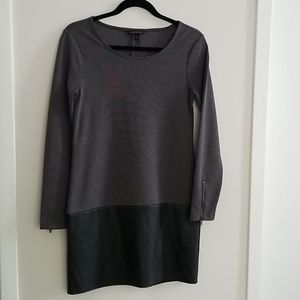 🌿Banana Republic gray/black dress - sz 2
